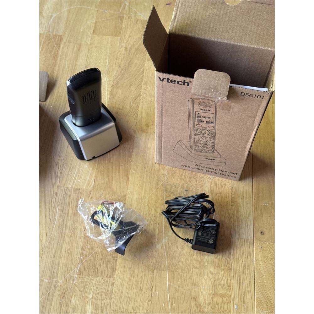 Vtech DS6101 DECT 6.0 1.9GHz 2-Line Cordless Expansion Handset Phone - Picture 10 of 10